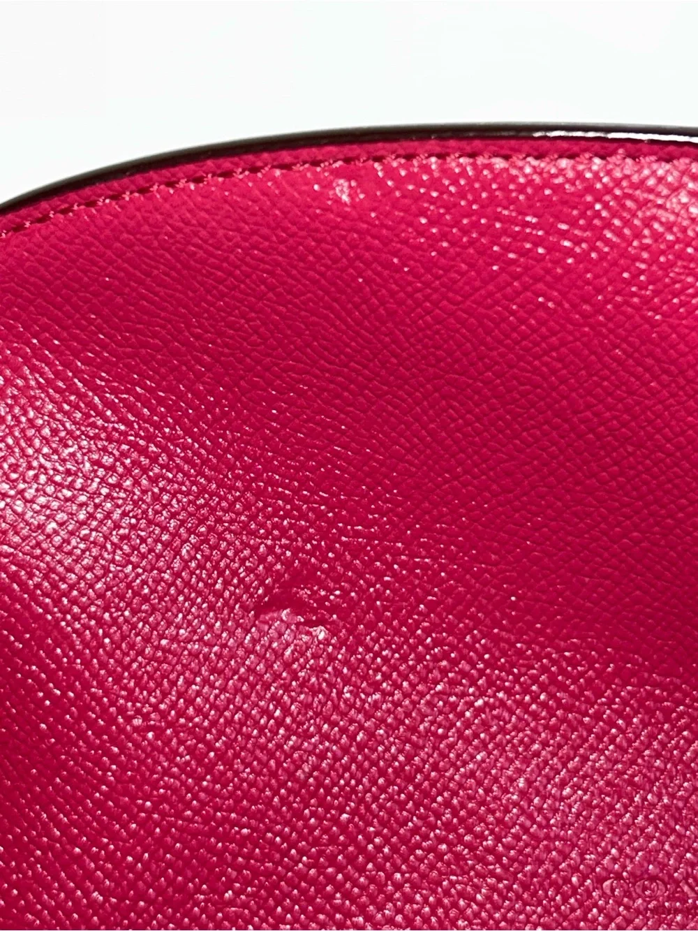 Coach red long wallet